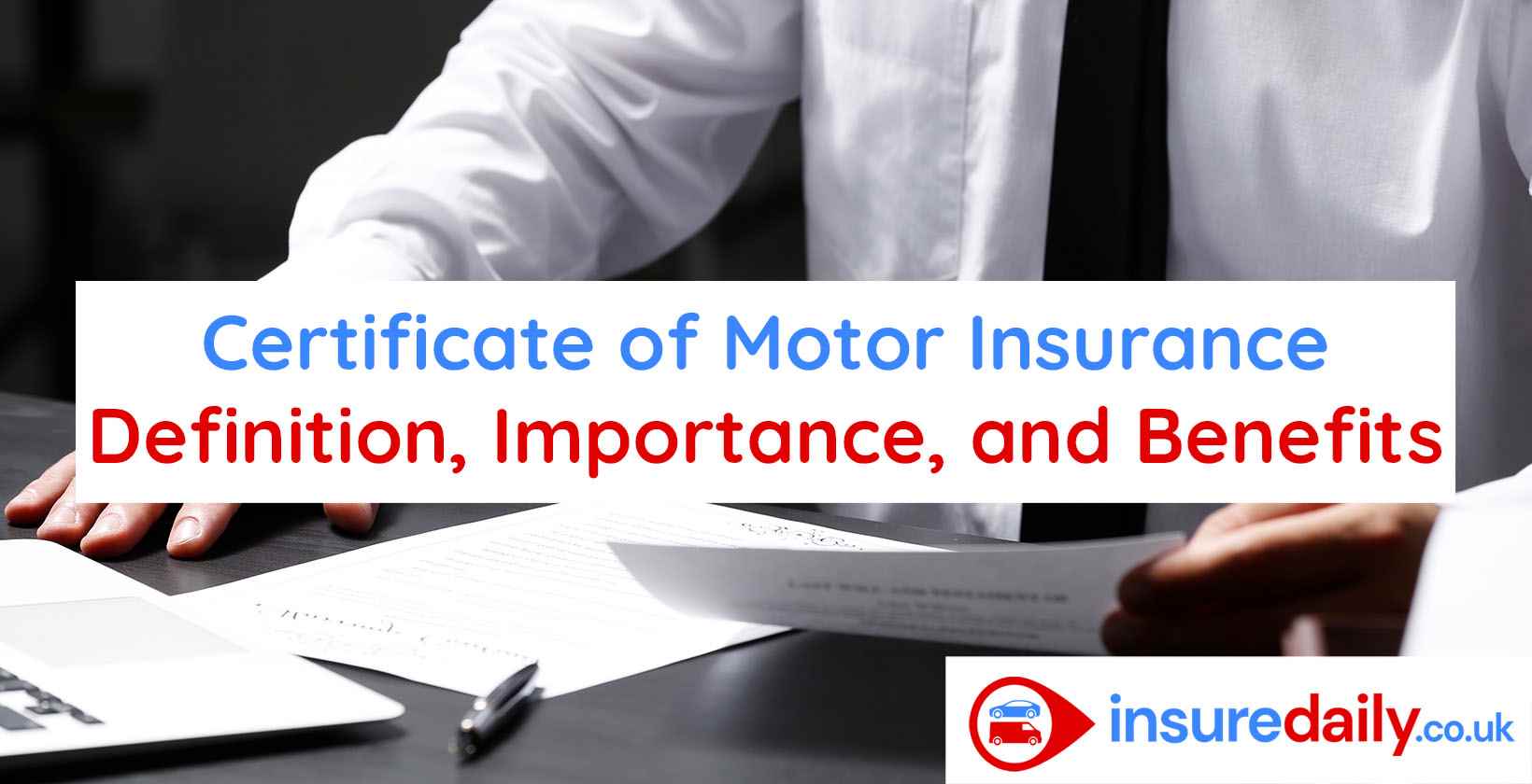 Certificate of motor insurance